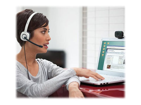 LOGITECH Stereo Headset H150 Headset on-ear wired coconut