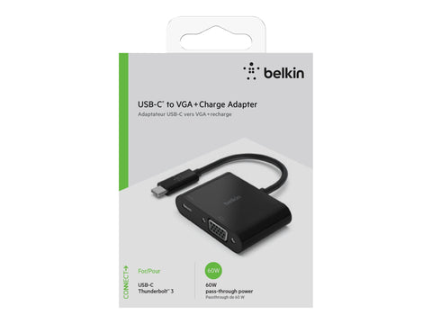 BELKIN Adaptateur USB-C VGA 60W noir