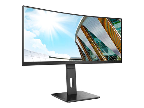 AOC CU34P2A 34p VA Curved 3440x1440 H/A 150MM 100hz FreeSync Premium ULTRAWIDE USB HUB SPEAKERS DPx1 HDMIx2 VESA 100x100 PRO LINE