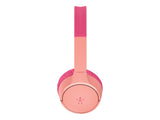 BELKIN SoundForm Mini Wired On-Ear Headphones USB-C & 3.5mm Pink