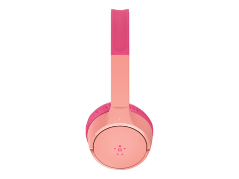 BELKIN SoundForm Mini Wired On-Ear Headphones USB-C & 3.5mm Pink