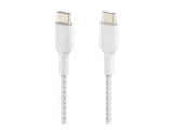 BELKIN BOOST CHARGE USB-C to USB-C Cable Braided 2m White