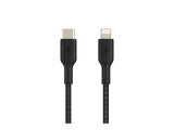 BELKIN BOOST CHARGE USB-C to Lightning Cable Braided 2M Black