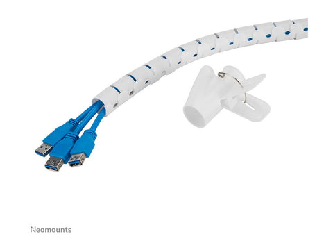 NEOMOUNTS Spiral Cable Wrap 25mm multiple cables white