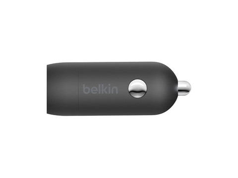 BELKIN BOOST CHARGE 20w USB-C PD Single Car Charger Black