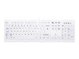 CHERRY AK-C8100F-UVS-W/BE Wired keyboard standard USB white (BE)