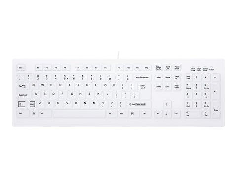 CHERRY AK-C8100F-UVS-W/BE Wired keyboard standard USB white (BE)