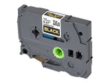 BROTHER P-TOUCH TZE-334 gold sur noir  12mm