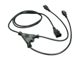 LINDY 2m IEC C14 to 2x IEC C13 Y Extension Cable