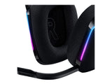 LOGITECH G G733 LIGHTSPEED Wireless RGB Gaming Headset Headset full size 2.4 GHz wireless black