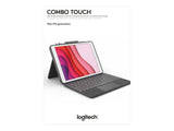 LOGITECH Combo Touch for iPad 7th & 8th generation - Graphite - Fra