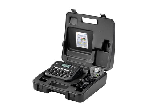 BROTHER PT-D460BTVP Etiqueteuse professionnelle Bluetooth 18mm avec mallette de transport adaptateur secteur un ruban TZe 4m câble