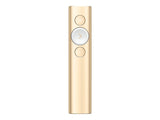 LOGITECH Spotlight Presentation remote control 3 buttons gold