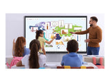 OPTOMA 5863RK 86p 400cd/m2 UHD Interactive 4K Multi-Touch-Display Android 13 Integrated Google Play Store
