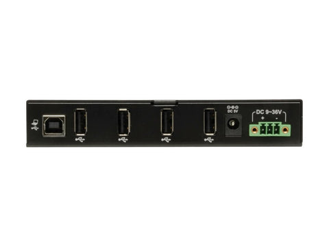 EATON TRIPPLITE 4-Port Industrial-Grade USB 2.0 Hub 15kV ESD Immunity Metal Housing Mountable