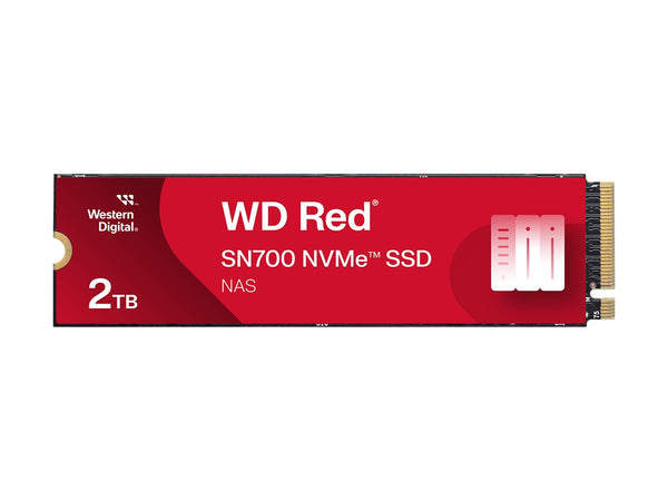 WD Red SSD SN700 NVMe 2To M.2 2280 PCIe Gen3 8Gb/s internal drive for NAS devices
