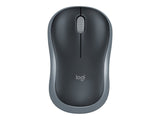 LOGITECH M185 Mouse optical wireless 2.4 GHz USB wireless receiver grey