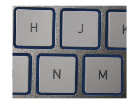 CHERRY KC 6000 SLIM Clavier 105+6 touches USB blanc/argent Layout Qwerty International