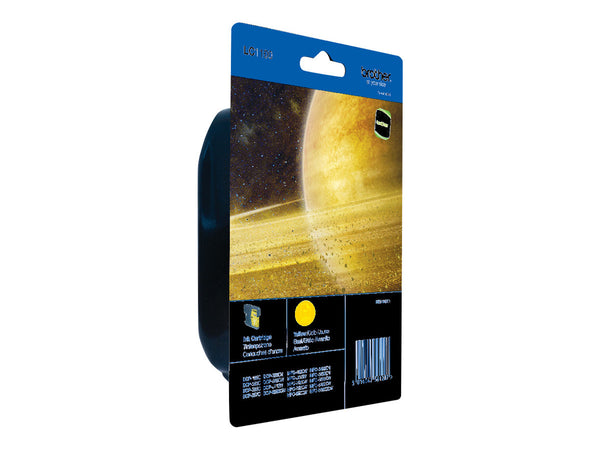 BROTHER LC-1100 cartouche d encre jaune capacité standard 7.5ml 325 pages 1-pack blister sans alarme