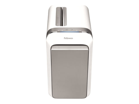 FELLOWES DESTRUCTEUR MICROSHRED LX221 BLANC COUPE MICROPARTICULES 230V EU/UK