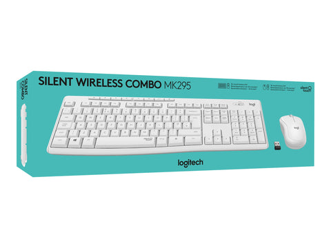 LOGITECH MK295 Silent Wireless Combo - OFF WHITE - FRA - CENTRAL