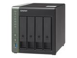 QNAP TS-431X3-4G 4-Bay NAS AL314 4Go DDR3L SODIMM RAM SATA 6Gb/s 1x 10GbE SFP+ LAN 1x2.5GbE + 1xGbE LAN