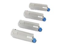 OKI C5850, C5950 cartouche de toner jaune capacité standard 6.000 pages pack de 1