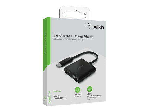 BELKIN Adaptateur USB-C HDMI 60W noir