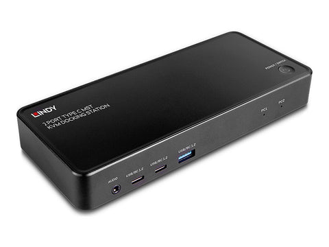 LINDY 2 Port Type C MST KVM Docking Station