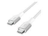BELKIN Boost Charge 240w USB-C to USB-C Cable 2M White