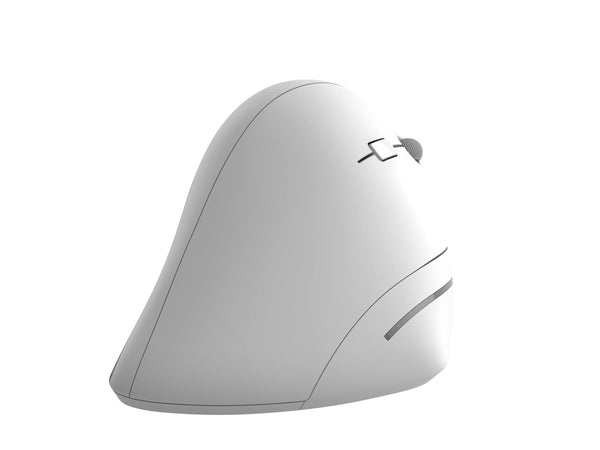 TNB ERGO - Souris sans fil ergonomique verticale ultra légère Bluetooth + USB-A 2.4 GHz - blanc