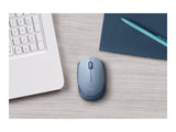 LOGITECH M171 Mouse right and left-handed optical 3 buttons wireless 2.4 GHz USB wireless receiver blue/grey
