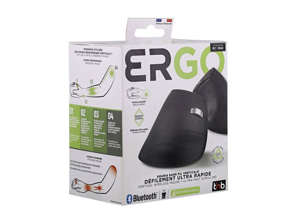 TNB Vertical rechargeable wireless mouse ERGO INFINITE