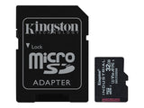 KINGSTON 32Go microSDHC Industrial C10 A1 pSLC Card + SD Adapter
