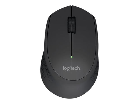 LOGITECH M280 Mouse right-handed optical 3 buttons wireless 2.4 GHz USB wireless receiver black