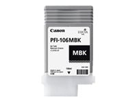 CANON PFI-106MBK cartouche dencre noir mat capacité standard 130 ml pack de 1