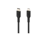 BELKIN BOOST CHARGE USB-C to Lightning Cable Braided 2M Black