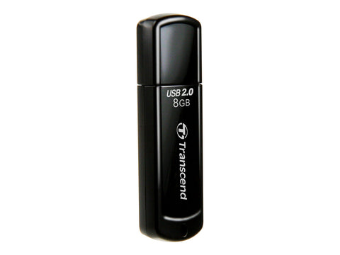 TRANSCEND 8Go Clé USB 2.0 - Noir