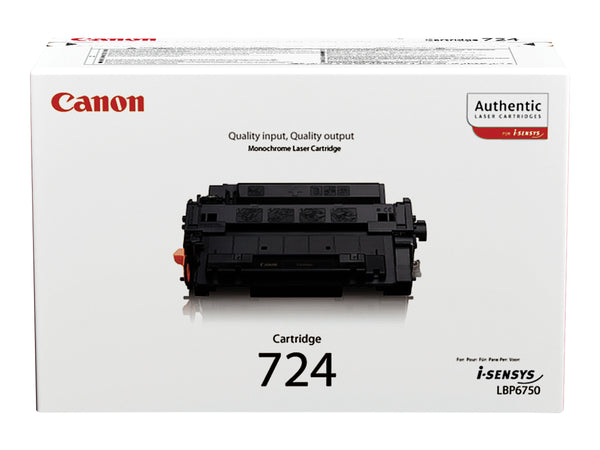 CANON CRG-724 cartouche de toner noir capacité standard pack de 1