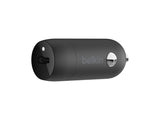 BELKIN BOOST CHARGE 20w USB-C PD Single Car Charger Black