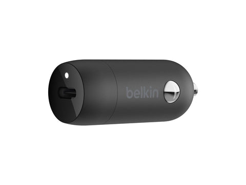 BELKIN BOOST CHARGE 20w USB-C PD Single Car Charger Black