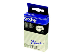BROTHER P-TOUCH TZE-S651 noir sur jaune  24mm extra gluey