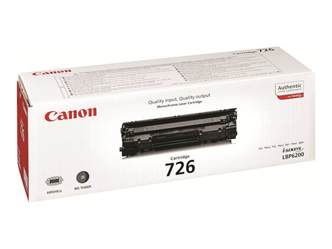 CANON CRG-726 cartouche de toner noir capacite standard 2.100 pages pack de 1