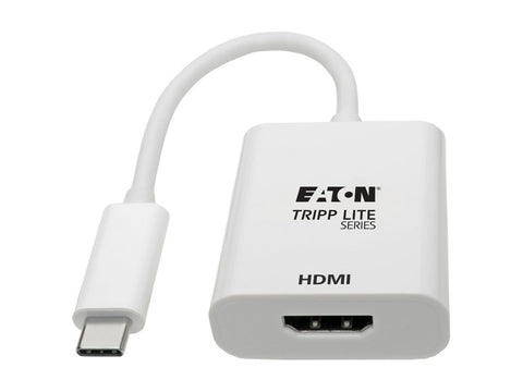 EATON TRIPPLITE USB-C to HDMI Adapter M/F - 4K 60Hz HDCP 2.2 White