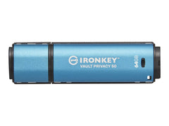 KINGSTON 64Go IronKey Vault Privacy 50 USB AES-256 Encrypted FIPS 197