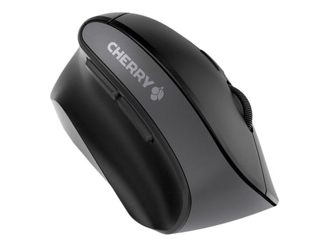 CHERRY MW 4500 LEFT Souris sans fil optique 600/900/1200 dpi 6 boutons inclinaison 45° pour gaucherse 45 degrés -USB noire – Gaucher