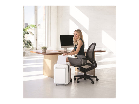 FELLOWES DESTRUCTEUR MICROSHRED LX211 BLANC COUPE MIRCROPARTICULES 230V EU/UK