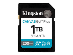 KINGSTON 1To SDXC Canvas Go Plus Gen4 200Mo/s C10 UHS-I U3 V30