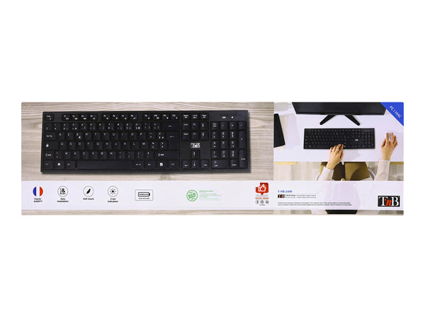 TNB CLASSY Wireless Keyboard Elegant Practical And Compact 105 Comfortable And Silent Keys Very Resistant And Easy To Use