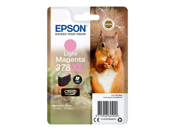 EPSON Encre Claria Photo HD - Cartouche Ecureuil 378 Magenta clair (XL) sans alarme